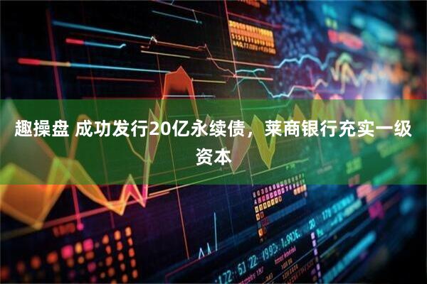 趣操盘 成功发行20亿永续债，莱商银行充实一级资本