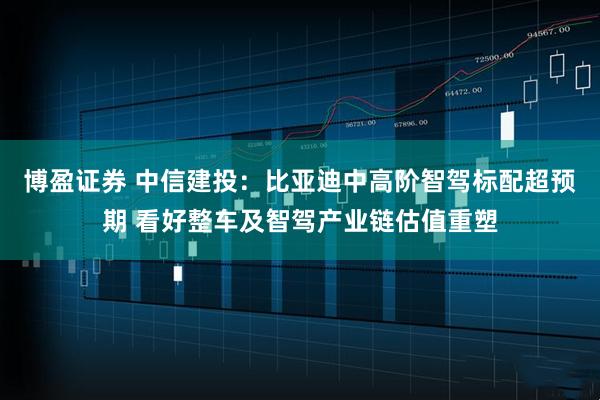 博盈证券 中信建投：比亚迪中高阶智驾标配超预期 看好整车及智驾产业链估值重塑