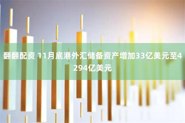 翻翻配资 11月底港外汇储备资产增加33亿美元至4294亿美元