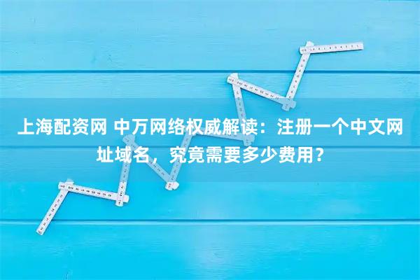 上海配资网 中万网络权威解读：注册一个中文网址域名，究竟需要多少费用？