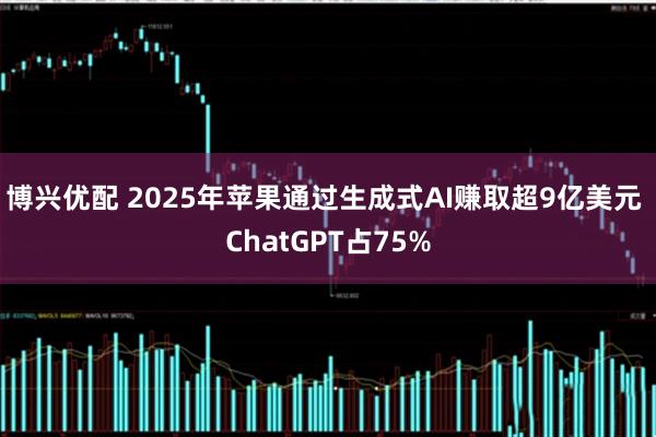 博兴优配 2025年苹果通过生成式AI赚取超9亿美元 ChatGPT占75%