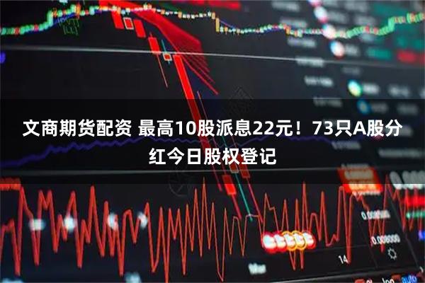 文商期货配资 最高10股派息22元！73只A股分红今日股权登记